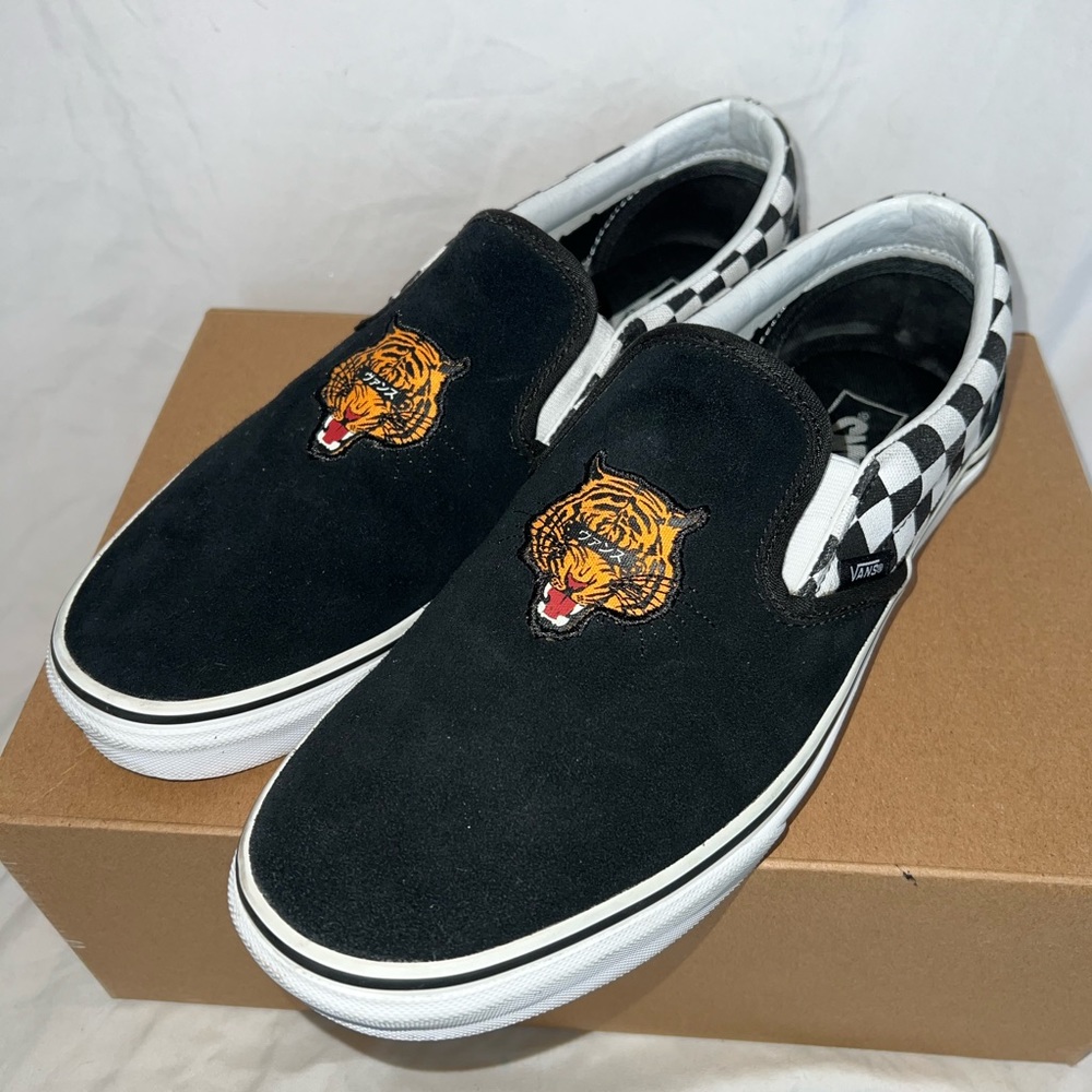 Vans slip on tiger checkers size 11 Japan only